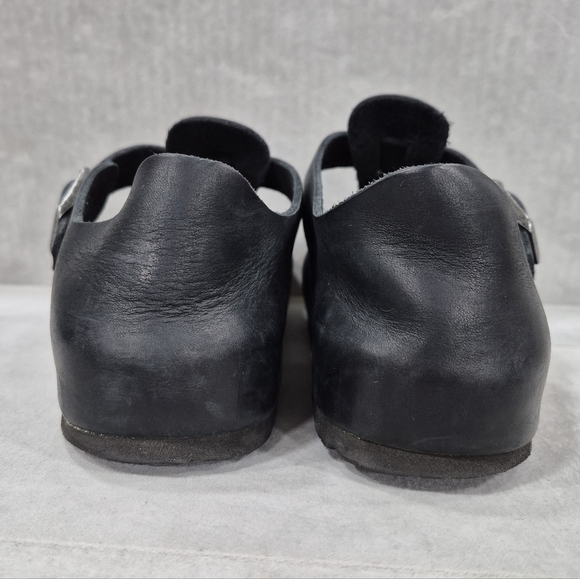 Birkenstock Paris T strap Mary Jane shoes size 40 women's US 9 black leather - Picture 5 of 14